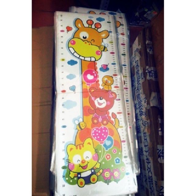 Decal dán tường Đo chiều cao | BigBuy360 - bigbuy360.vn