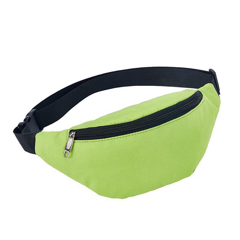 Ygt Túi Đeo Hông Vải Oxford Nhiều Màu Sắc Neon Tùy Chỉnh Kèm Khóa Kéo Tiện Dụng Mang Theo Du Lịch