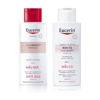[Chính hãng] [Mẫu mới]Eucerin WHITE THERAPY SPF 7 -Sữa dưỡng thể trắng da