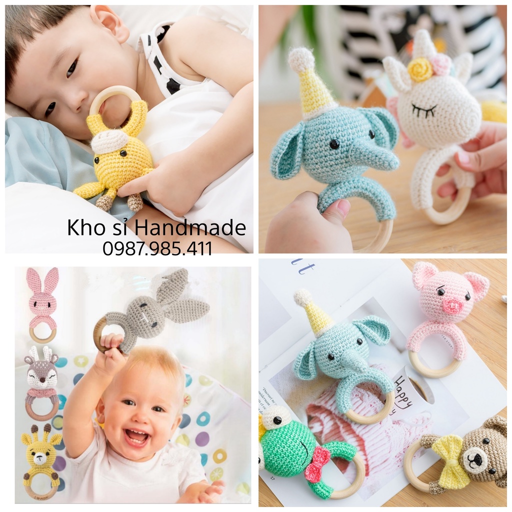 Lục Lạc Vòng Gỗ làm đồ chơi cho bé
