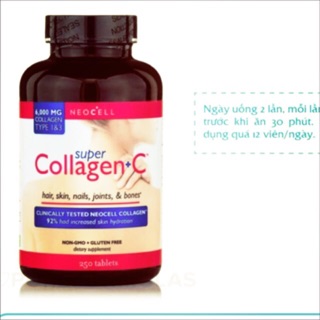 Viên uống collagen + C ( 250 viên)