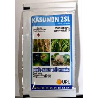 Thuốc trừ bệnh Kasumin 2sl - 20ml, nước xanh trừ khuẩn, chết ẻo cây con, thối rễ vàng lá thán thư phong lan, hoa hồng