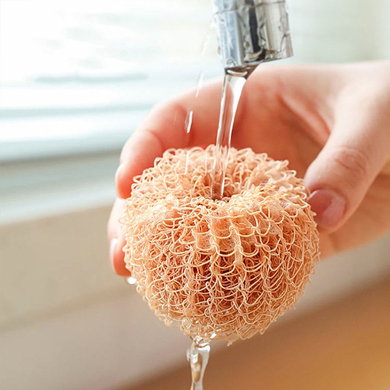 Bàn chải chà xoong nồi bằng sợi thép nano có tay cầm tiện dụng dành cho nhà bếp