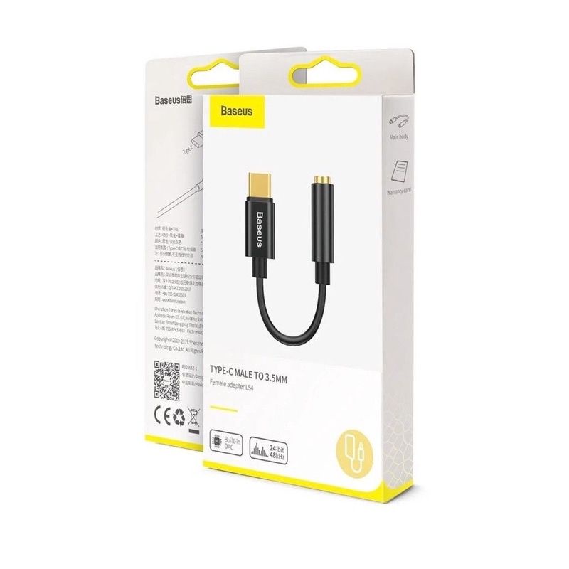 Jack Chuyển Đổi TypeC Sang Đầu 3.5 Basues -L54 -Hỗ trợ Nghe Nhạc,Đàm Thoại dùng cho MICRO SAM SUNG -XIAOMI -HUAWEI -OPPO
