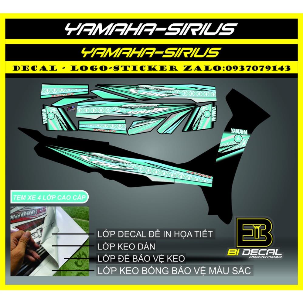 ( Quí khách vui lòng mang ra tiệm cho thợ dán ) Tem Sirius 004