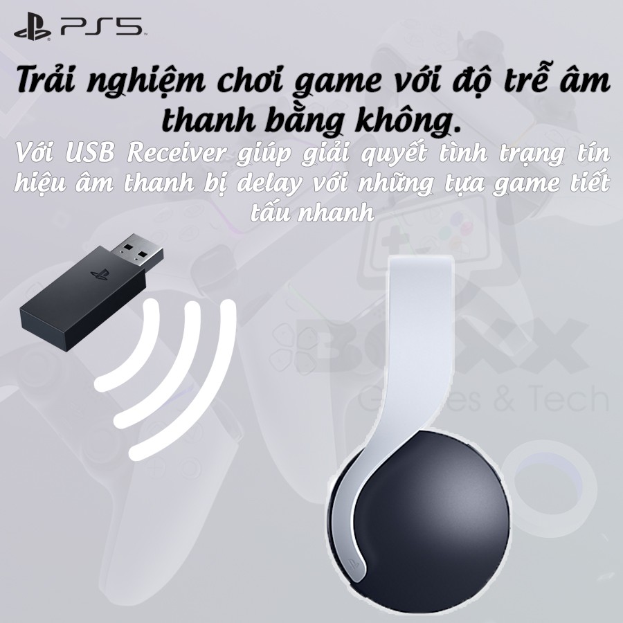 Tai nghe PS5 Pulse 3D Wireless Headset hàng chính hãng bảo hành 12 tháng