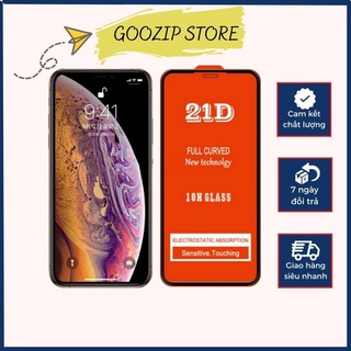 Kính cường lực iphone, kính cường lực  full màn 21D đủ dòng ip6 đến ip12promax/mercevn