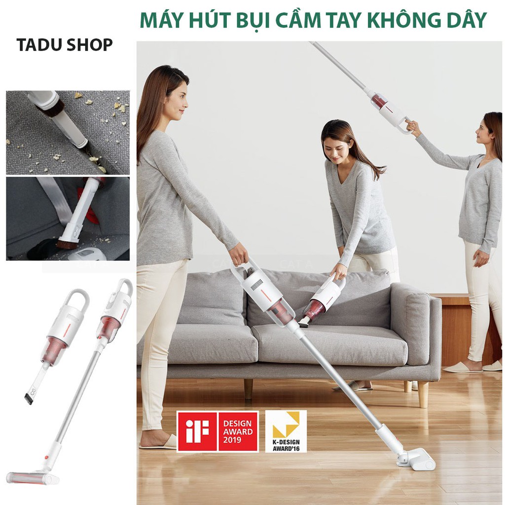 Máy hút bụi cầm tay VACUUM không dây đa năng gia đình- Hút sạch mọi vị trí, có thể tháo rời [BH Chính hãng]