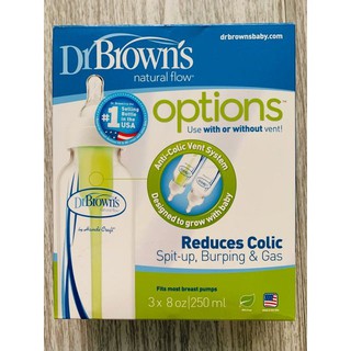 [SP CHÍNH HÃNG] Set 3 bình sữa Dr Brown Option cổ thường 120ml, 250ml