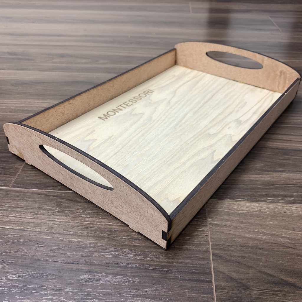 Khay Gỗ Montessori Giúp Giáo Viên Mầm Non Đựng Học Liệu Hỗ Trợ Giảng Dạy Theo Phương Pháp Giáo Dục Tự Lập