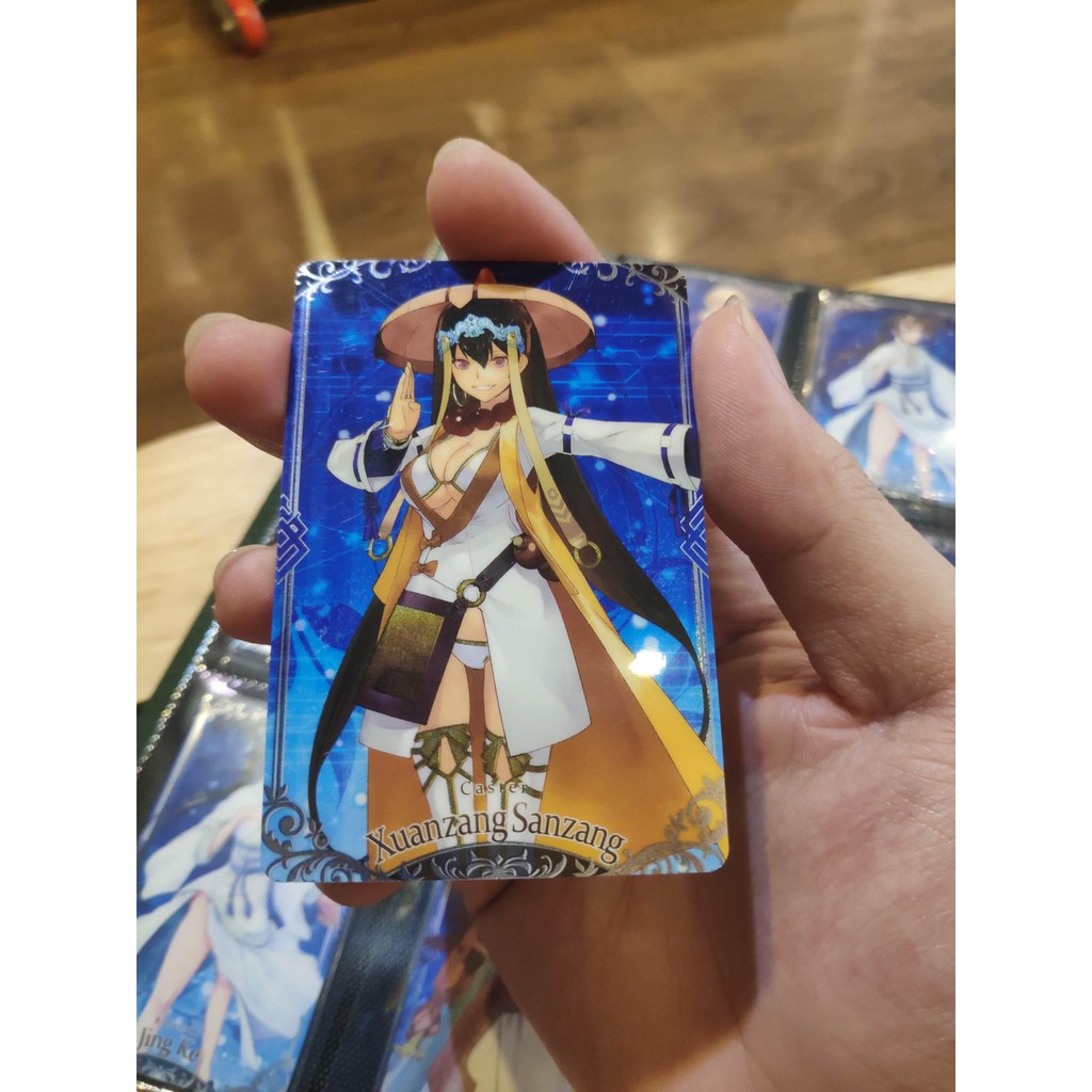 Thẻ bài sưu tầm bánh xốp Fate Grand Order FGO Xuanzang Sanzang - Tặng bọc bài nhựa bảo quản