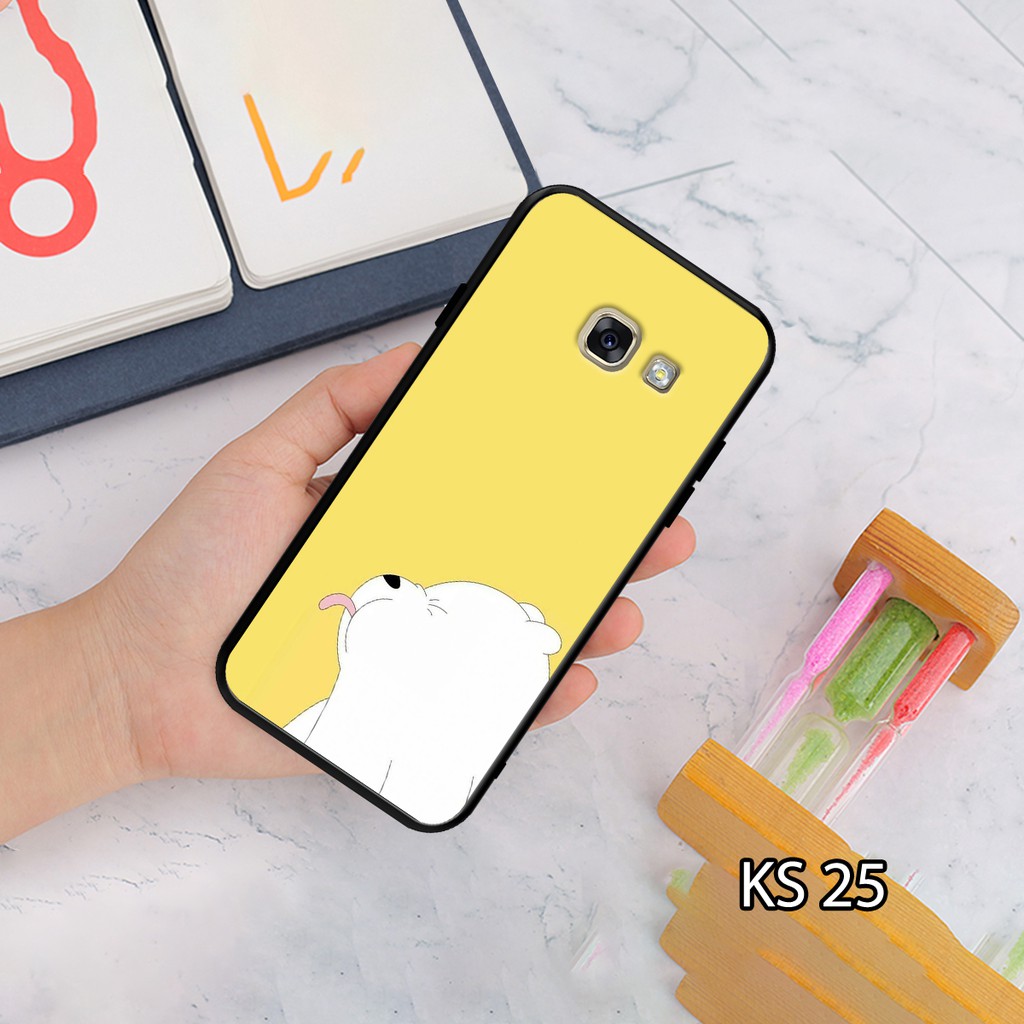 Ốp lưng SamSung A3-2017/A5-2017/A7-2017  in hình Gấu Bear siêu ngộ nghĩnh, độc, lạ_KINGSTORE.HN_Ốp SS A320/A520/A720