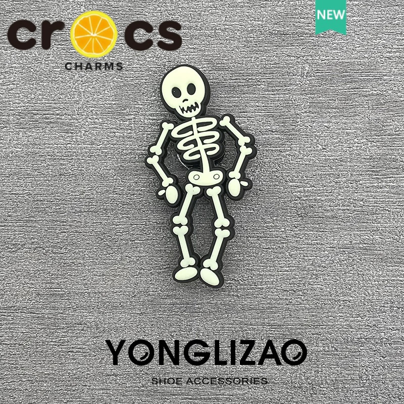 Khóa Cài Giày crocs Họa Tiết Hoa Trang Trí Halloween