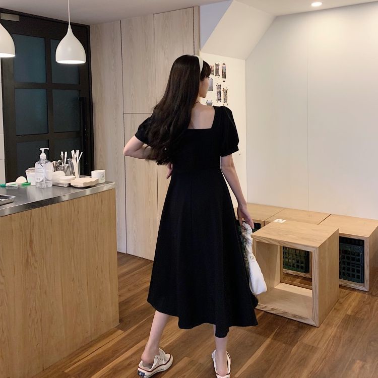 váy xanh bơ đầm trắng đầm đen váy xẻ tà đầm cổ vuông váy tiểu thư sang chảnh đầm vintage đầm dài đầm hở lưng đầm bigsize nữ váy nữ xinh váy đi chơi đầm đi tiệc đầm nữ đầm tay phồng