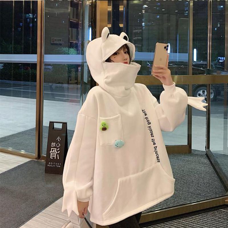 [order] ÁO HOODIE ẾCH 3 MÀU ĐỘC LẠ HÀNG QUẢNG CHÂU KÈM HÌNH THẬT | BigBuy360 - bigbuy360.vn