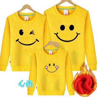 Áo nỉ bông gia đình thu đông giá rẻ