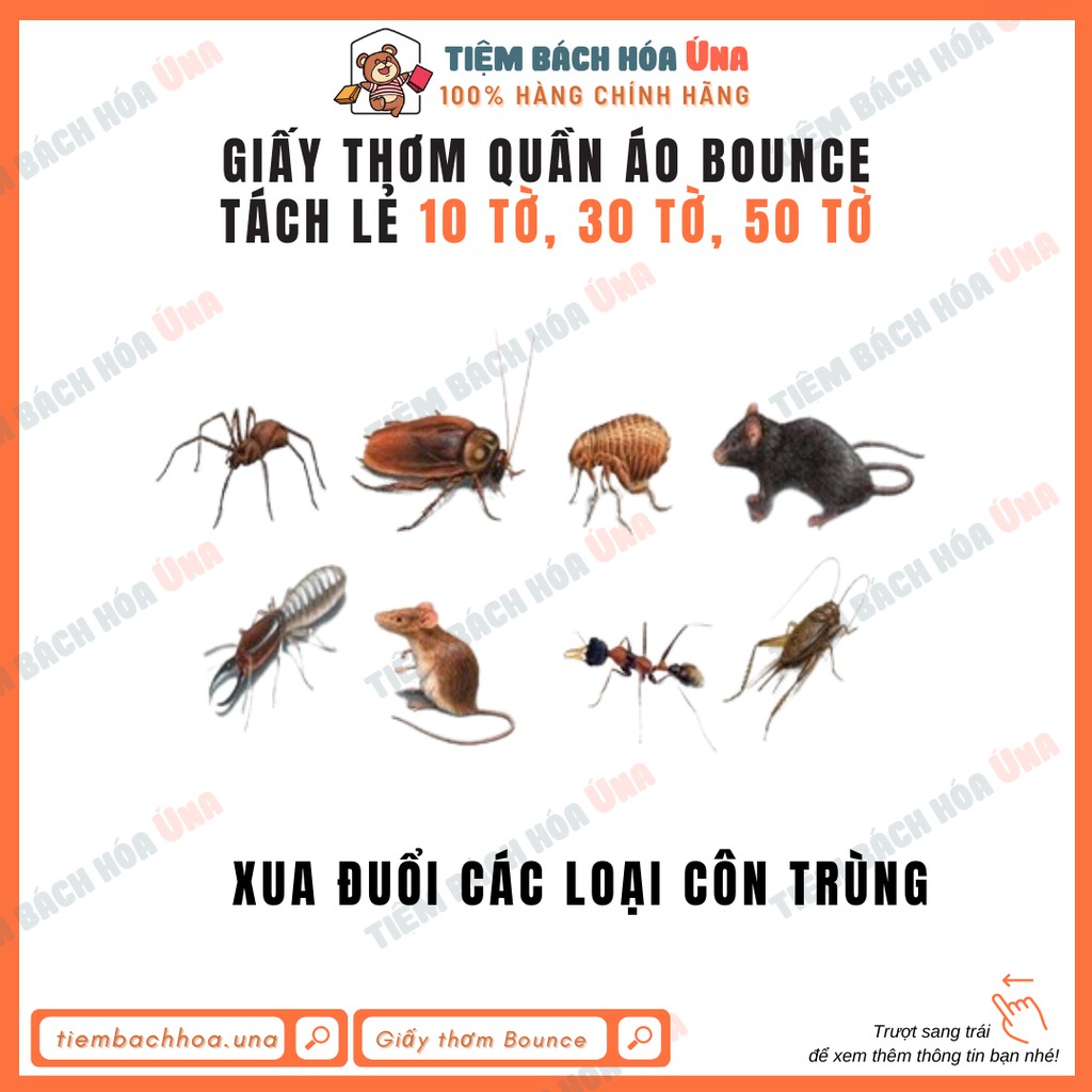 Giấy thơm quần áo Bounce hàng Mỹ làm thơm, mềm, giảm tĩnh điện và chống nhăn