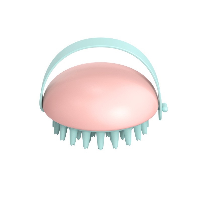 [mẫu mới] Lược Gội Đầu Mát Xa Silicone Thế Hệ Mới Có Tay Cầm