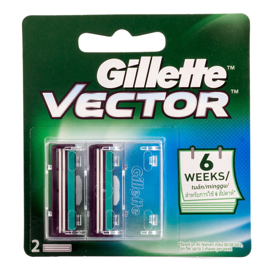 Gillette Vector Plus Cartridges 2 's