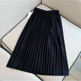 Chân váy dập ly CÁT HÀN chất Umi lên dáng chuẩn