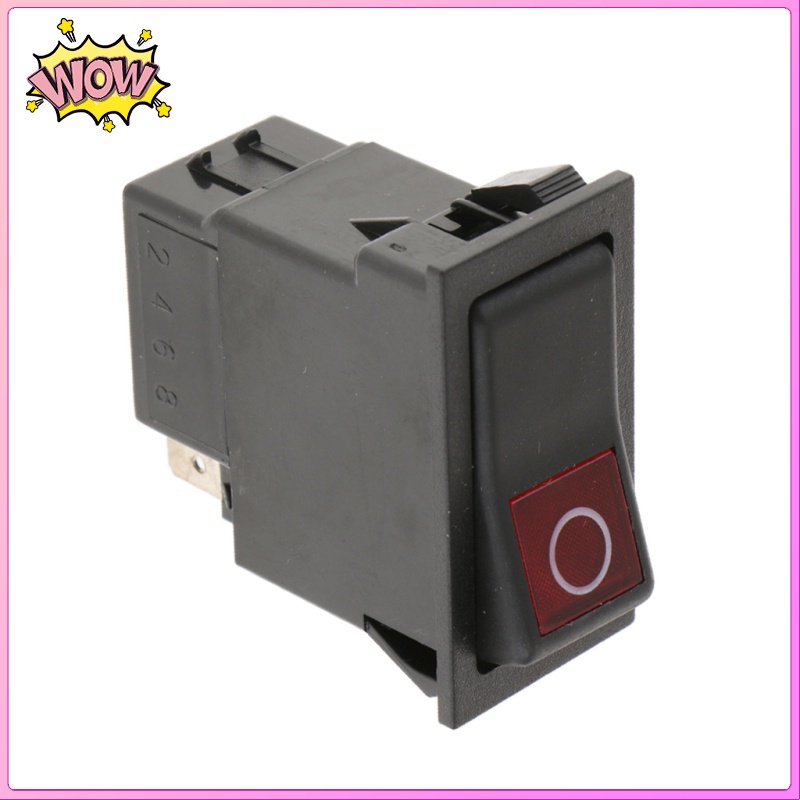 Công Tắc Bật / Tắt DC12V-24V 2 Pin Có Đèn Đỏ Cho Xe Hơi Xe Tải