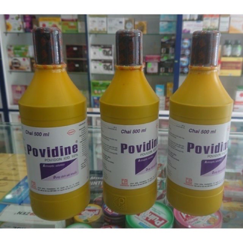 Povidine rửa vết thương 500ml