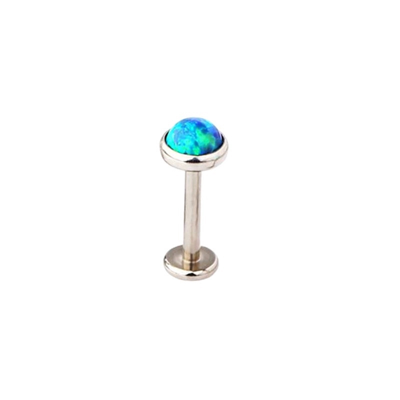 Khuyên Xỏ Đính Đá Opal Dạng Đinh Tán