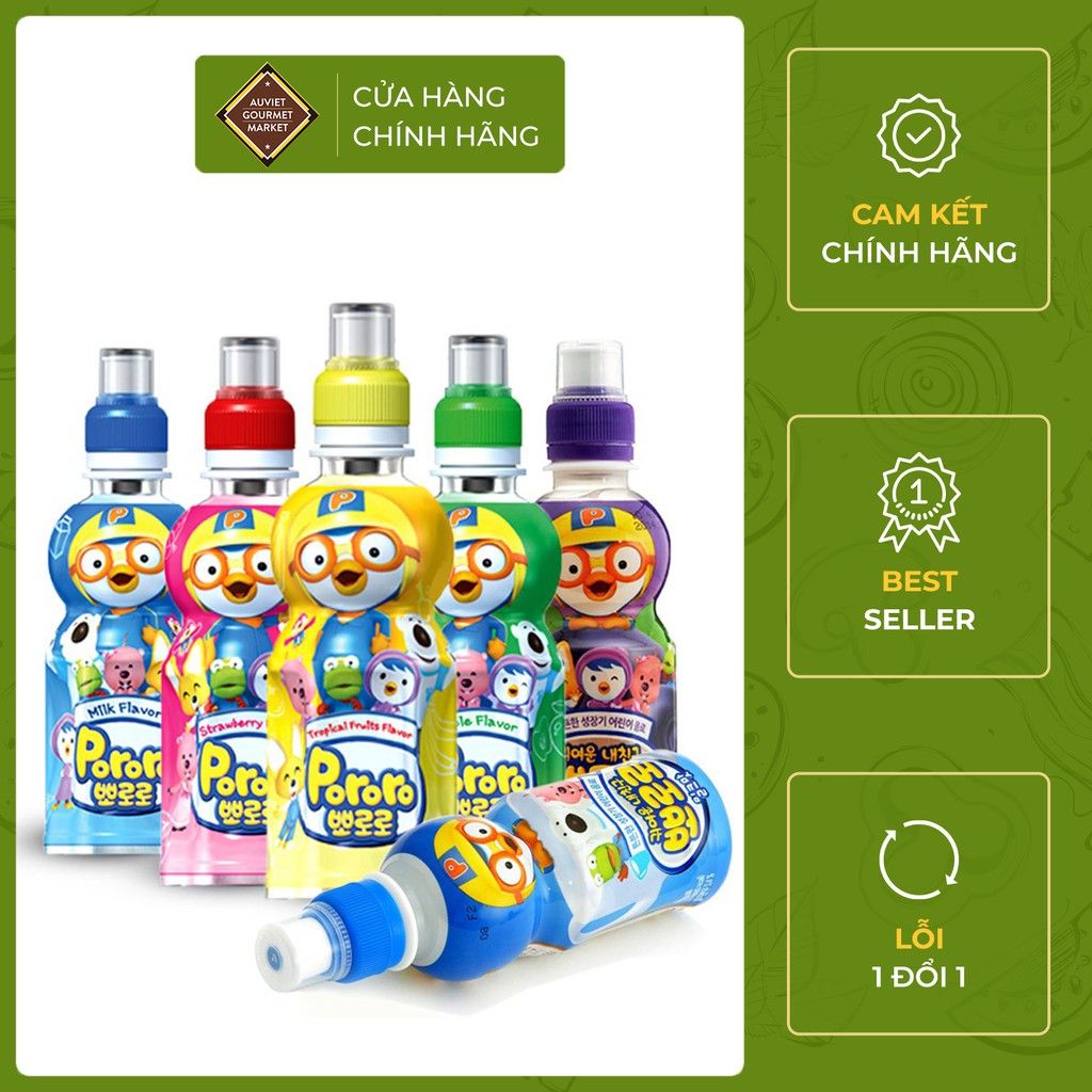 Nước trái cây Paldo Pororo chai 235ml (5 vị)