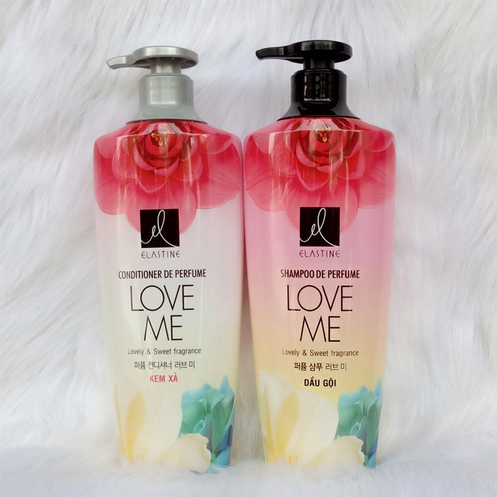 Dầu Gội Hoặc Dầu Xả Elastine Love Me 600ml