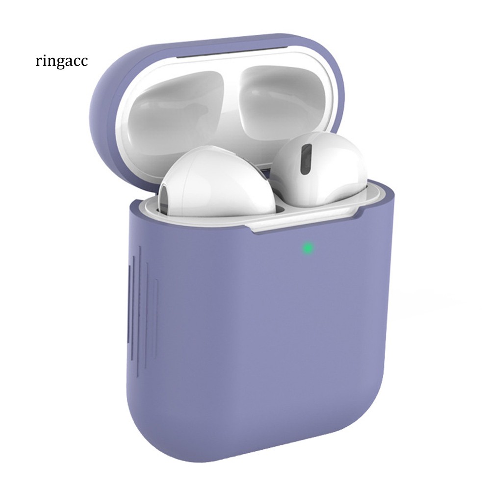 Vỏ Đựng Bảo Vệ Hộp Sạc Tai Nghe Airpods 1 / 2 Bằng Silicone Chống Sốc