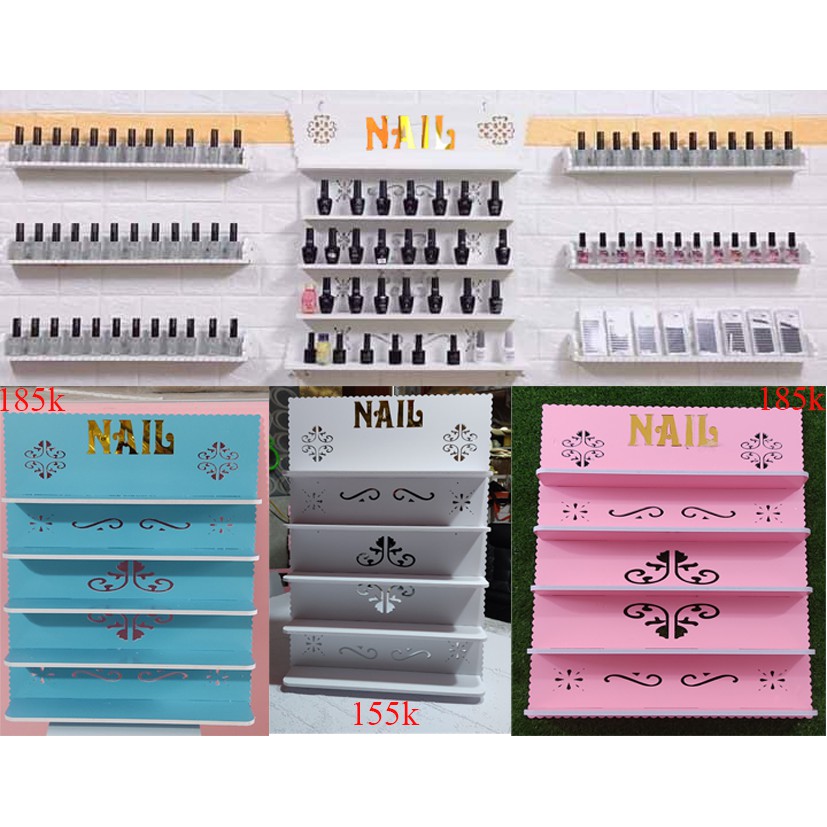 Kệ đựng Sơn Nail treo tường