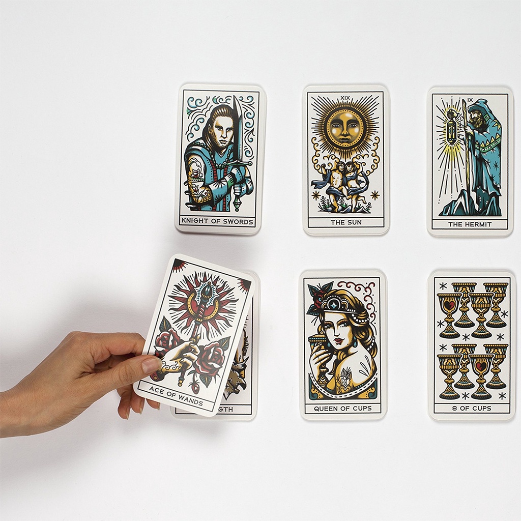 [Size Gốc] Bộ Tarot Tattoo Tarot Ink &amp; Intuition K1