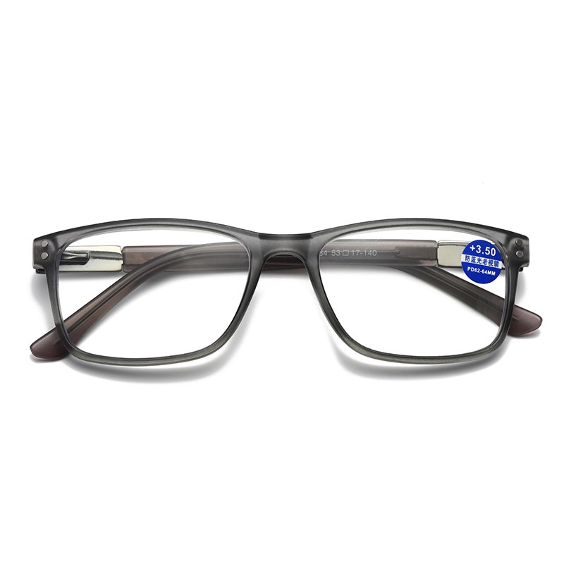 Kính đọc sách chống ánh sáng xanh mới của nam giới Kính đọc bảo vệ bức xạ ống kính nylon chất lượng cao
