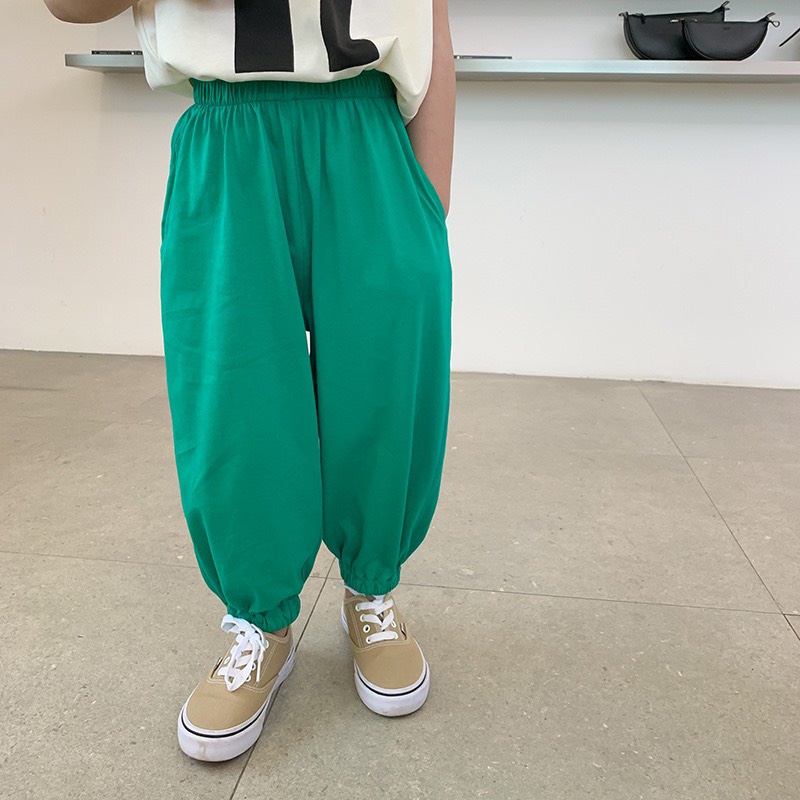 Quần jogger thun cotton mùa hè cho bé Q827