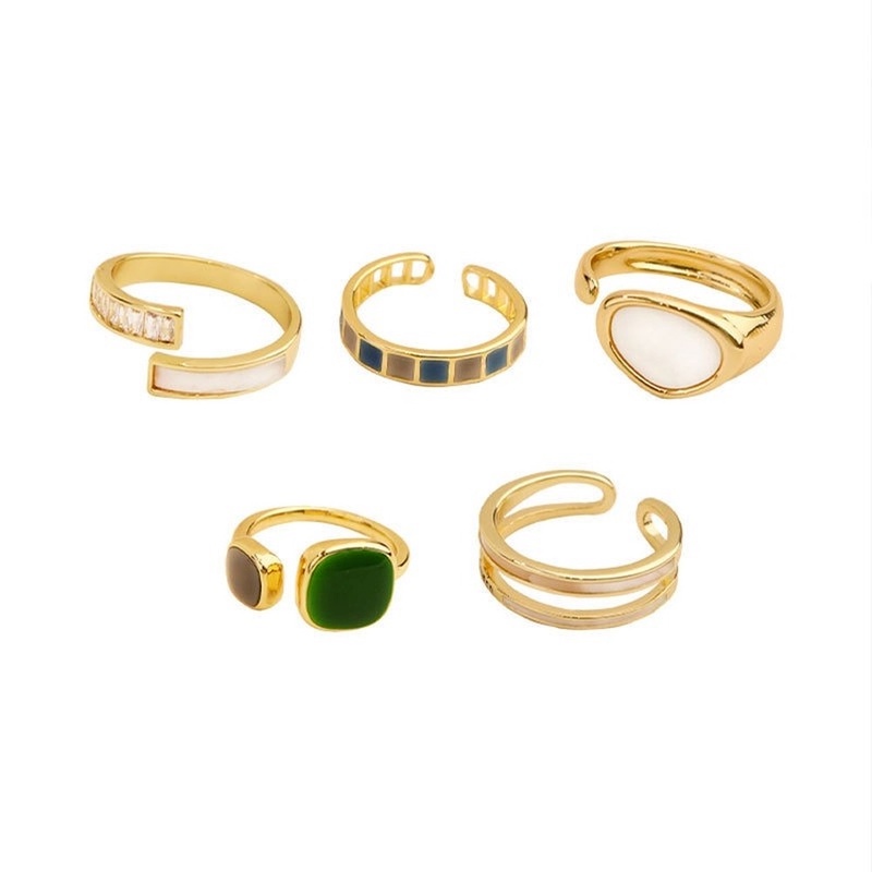 Nhẫn hở Ahellogirl đơn giản cá tính thời trang phong cách Hàn Quốc cho nữ