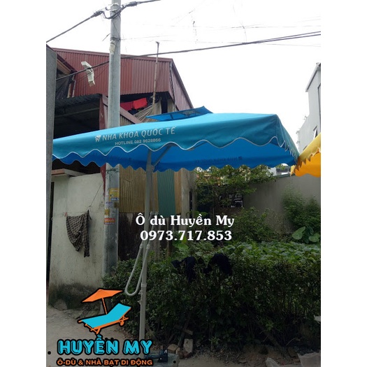 Vải Mái Ô lệch tâm vuông 2,5x2,5m -Thay thế vải mái , sửa chữa ô dù