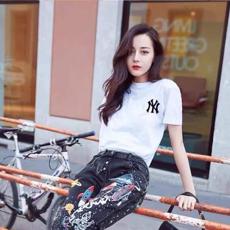 T shirt NY basic áo đôi MIb trắng hàng cotton FULL TAG