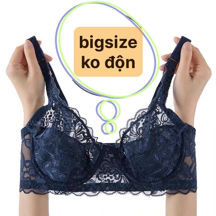 Áo lót ren mút mỏng thái lan bigsize không độn có gọng