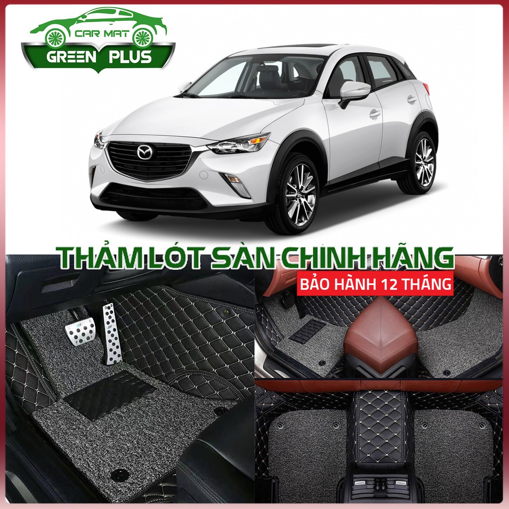 Thảm lót sàn ô tô 5D 6D Mazda CX3 2021 chống nước, không mùi, phủ kín 90% sàn xe