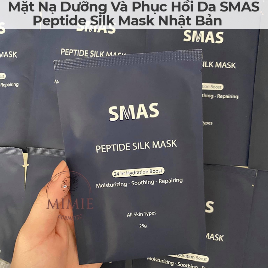 [CHÍNH HÃNG] Mặt Nạ SMAS Peptide Silk Mask Mặt Nạ Dưỡng Da, Phục Hồi Da, Tái Tạo Da Nhật Bản 25gr