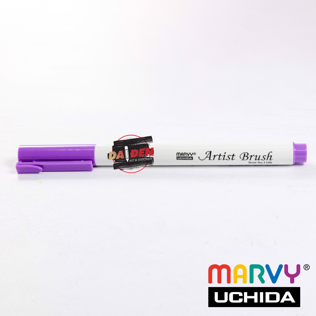 [DA ĐEN] P1 - Bút Marvy Artist Brush 1100 - 72 Màu