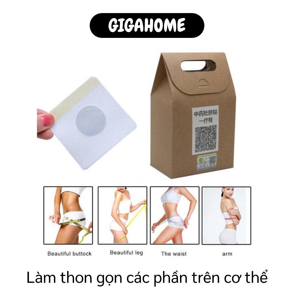 Miếng Dán Giải Độc Tố GIGAHOME Combo 40 Miếng Dán Tan Mỡ Bụng 6586