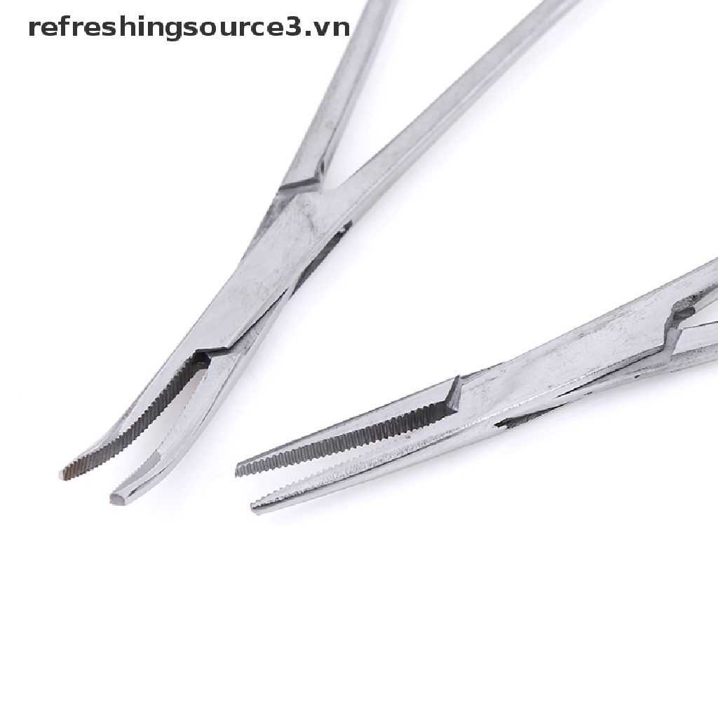 Kẹp Tóc Đầu Cong Bằng Thép Không Gỉ 12.5cm Chất Lượng Cao