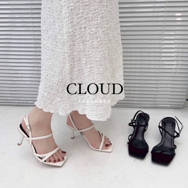 Giày cao gót sandal xỏ dây