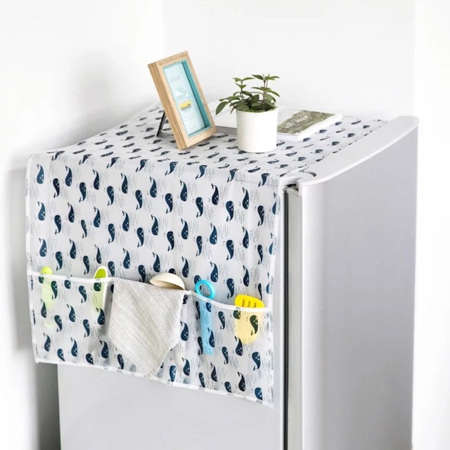 Tấm phủ có túi đựng thiết kế tiện lợi cho tủ lạnh &amp; máy giặt