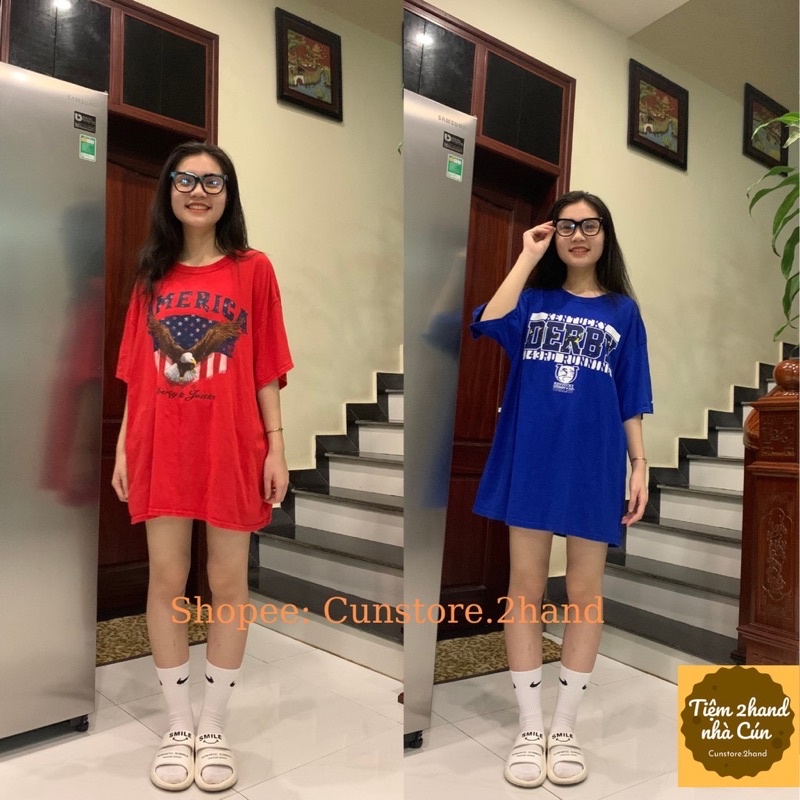 Áo thun mỹ 2hand bigsize Loại 1 Mới 96-99% Phông mỹ 2hand unisex oversize nam nữ form rộng vintage- Cunstore.2hand