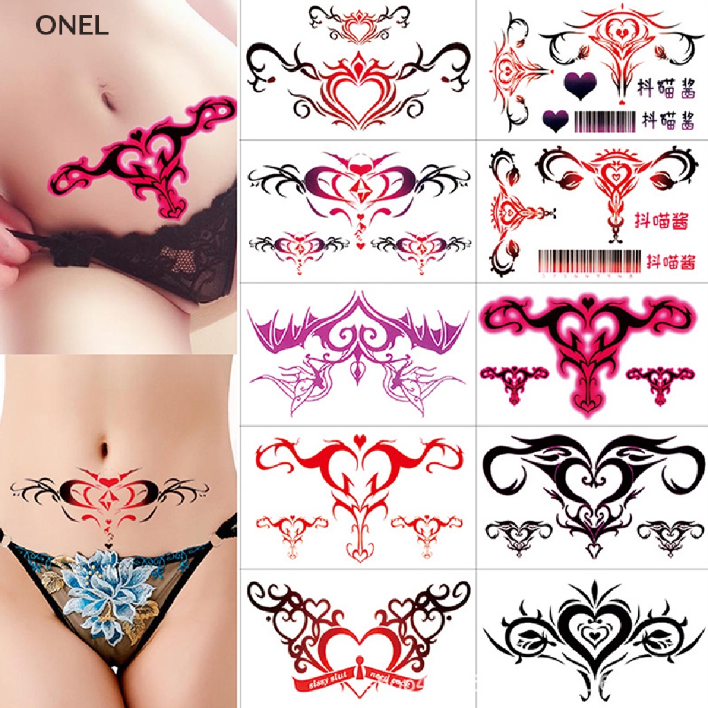 10 / 20 Hình Xăm Dán Tạm Thời Tatoo Sex Chống Nước