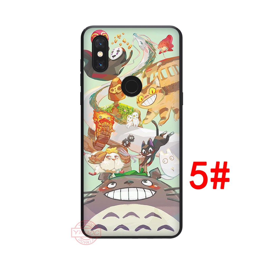  Ốp điện thoại in hình Anime Totoro dễ thương cho Xiaomi Mi 8 SE 9 SE 8 Lite A1 A2 Lite 5X 6X F1 Max 3