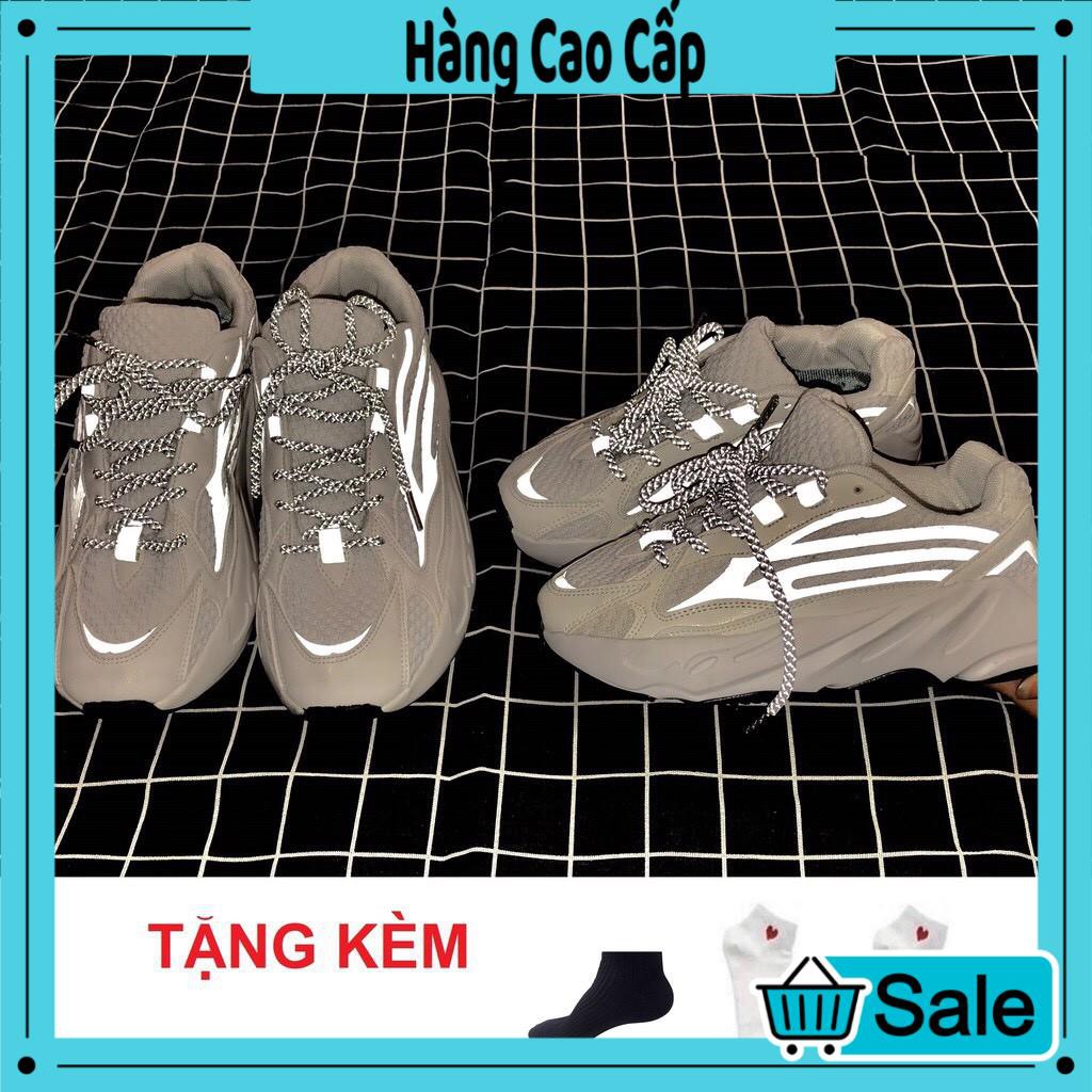 Giày thể thao cặp đôi nam và nữ phản quang YZPQ Tặng tất đẹp [FREE SHIP]