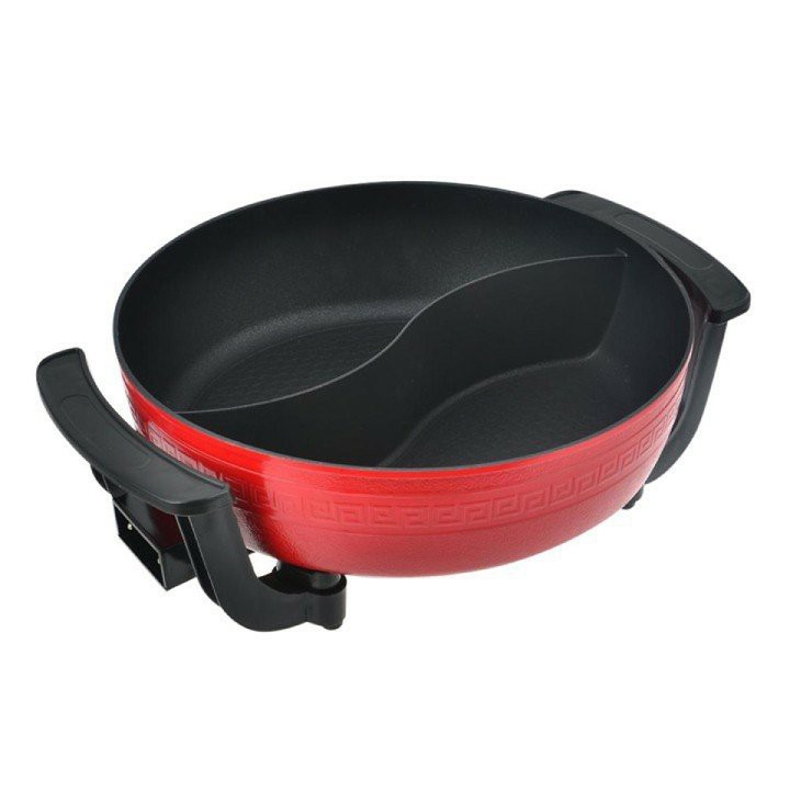 Nồi Lẩu Điện đôi 2 Ngăn Perfect 32cm. Lẩu 2 hương vị